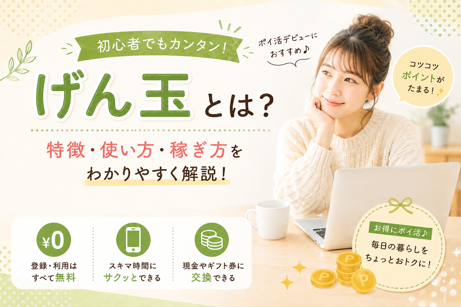 【げん玉 Gendamaとは？】初心者でも安心！毎日コツコツ稼げるポイントサイト徹底解説